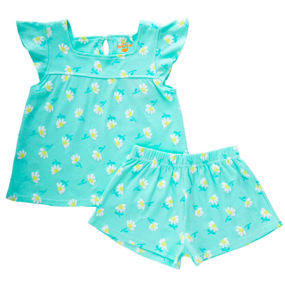Conjuntos Polo Manga Corta + Short Bebé Niña BABY EUREKA