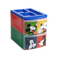 Organizador plástico de Mickey 2 niveles