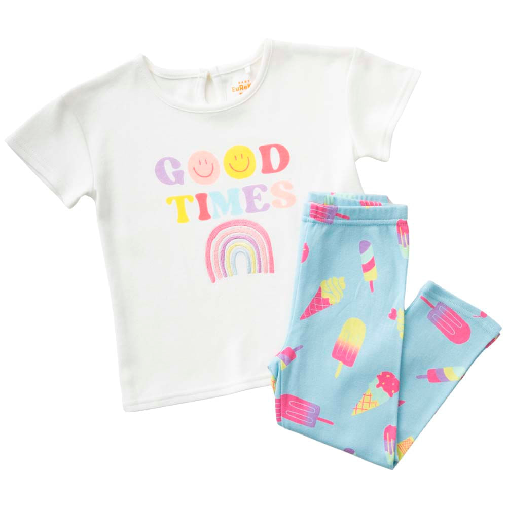 Conjuntos Polo Manga Corta + Leggins Bebé Niña BABY EUREKA