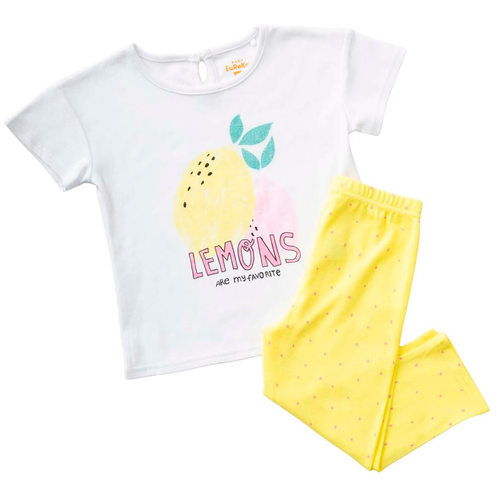 Conjuntos Polo Manga Corta + Leggins Bebé Niña BABY EUREKA