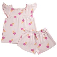 Conjuntos Polo Manga Corta + Short Bebé Niña BABY EUREKA