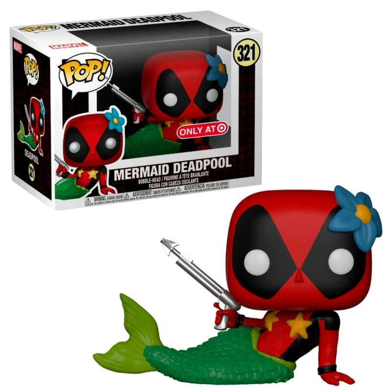Funko Pop Deadpool - Deadpool Sireno exclusivo Target #321