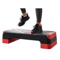 Step Aeróbico Regulable 2 Niveles Importado Elegante Rojo