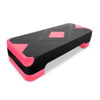 Step Aeróbico Regulable 2 Niveles Importado Elegante Rosado