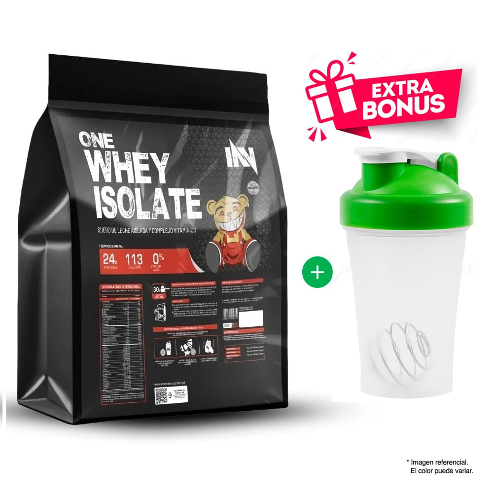 PROTEÍNA ISOLATADA ONE WHEY ISOLATEDE 3KG CHOCOLATE MÁS SHAKER