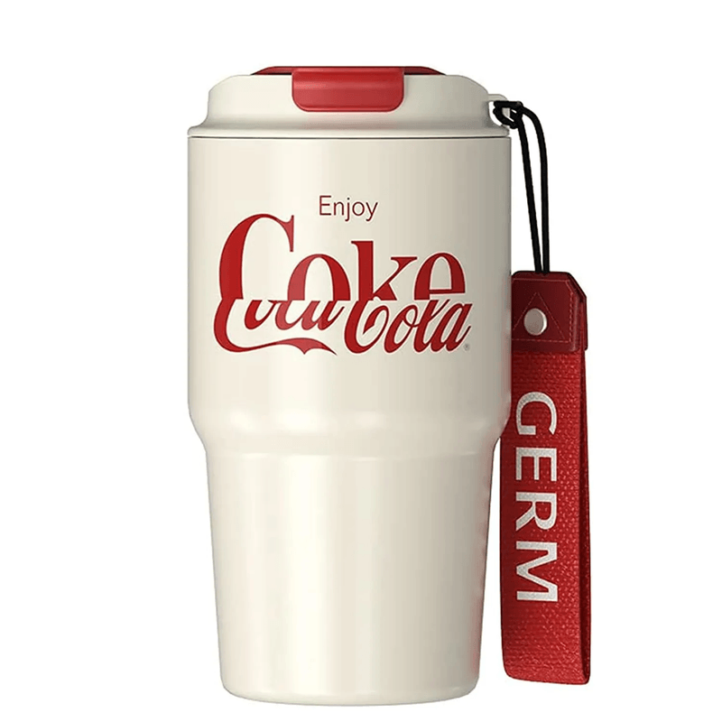 Vaso Mug Coca Cola Germ | Rojo Beige | 590 ml - 19.9 Oz