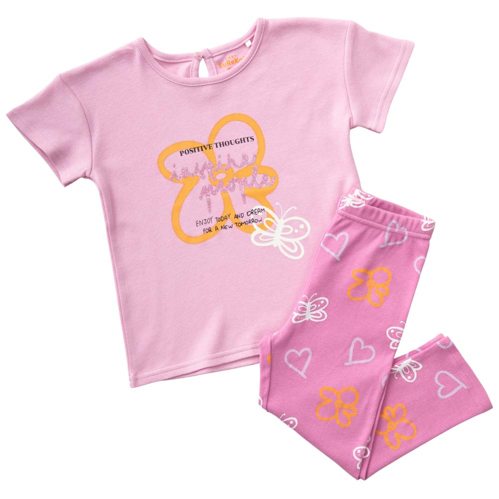 Conjuntos Polo Manga Corta + Leggins Bebé Niña BABY EUREKA