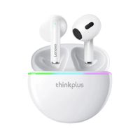 Audífonos Bluetooth Lenovo Thinkplus XT97 TWS Blancos | Sonido Estéreo HiFi, Bluetooth 5.2 y Control