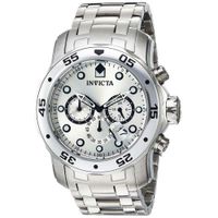 Reloj Invicta Pro Diver 0071 Fecha Cronómetro Acero Inoxidable Plateado