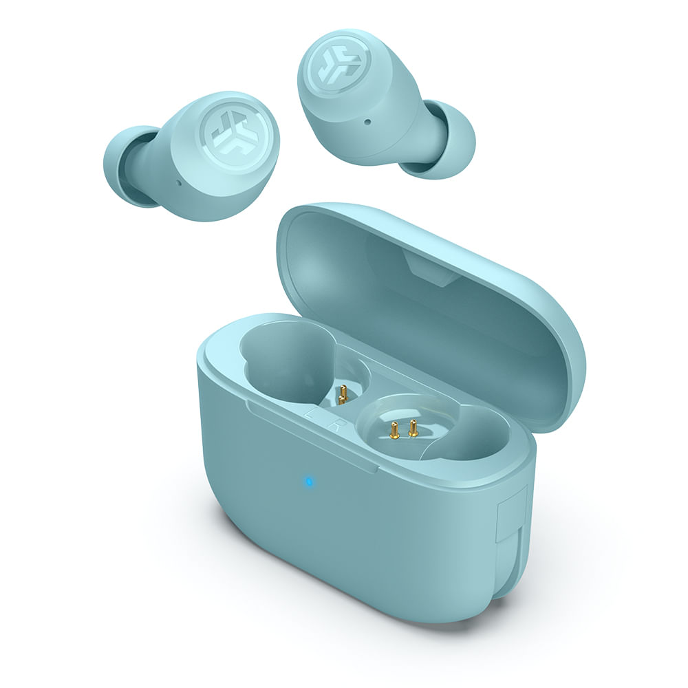 JLab Audifonos Go Pop+ Azul Claro