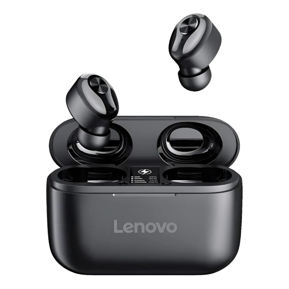 Audífonos Inalámbricos Lenovo HT18 True Wireless Bluetooth 5.0 Negros