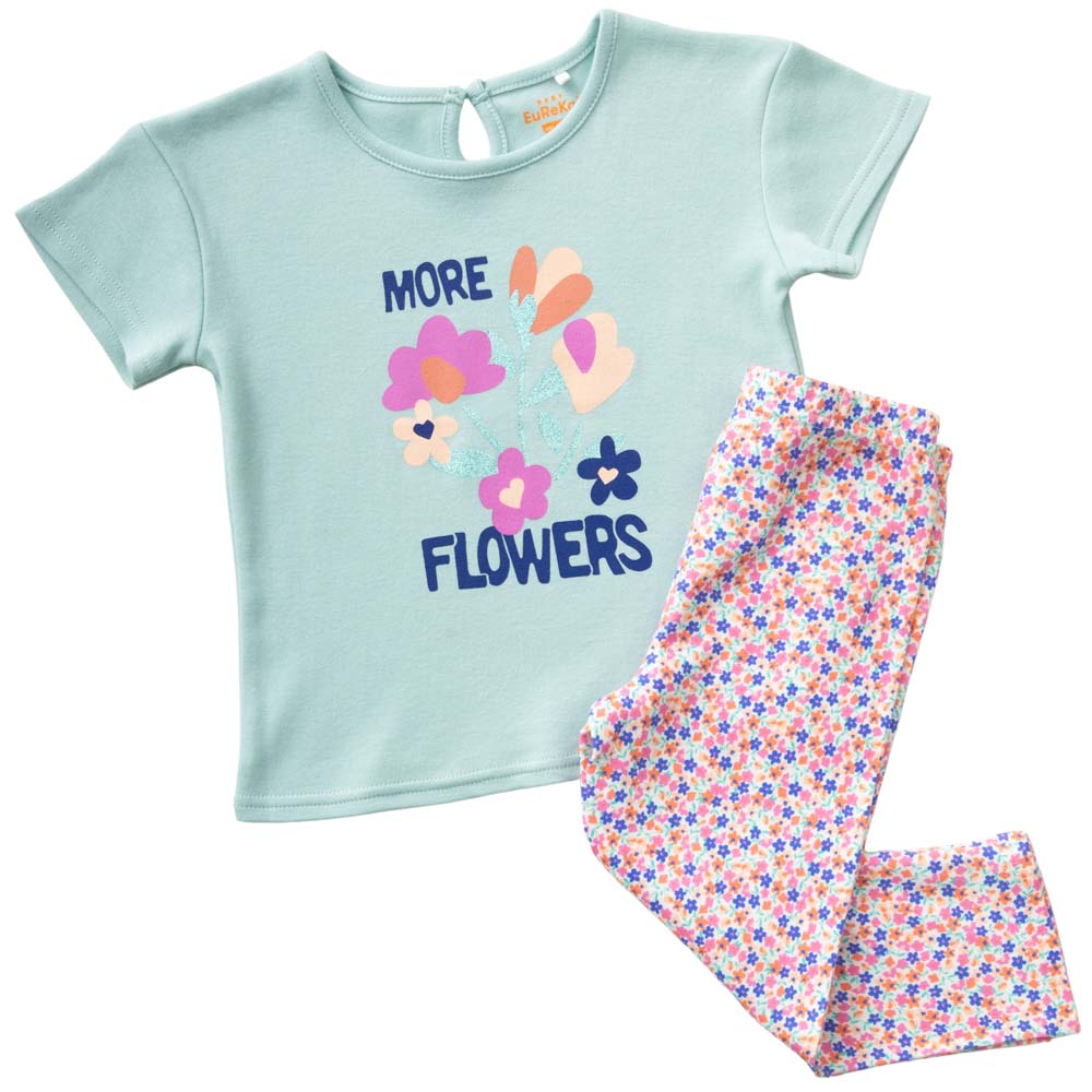 Conjuntos Polo Manga Corta + Leggins Bebé Niña BABY EUREKA