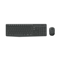 Teclado & Mouse MK235 Inalámbricos Antisalpicaduras
