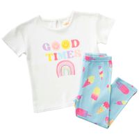 Conjuntos Polo Manga Corta + Leggins Bebé Niña BABY EUREKA