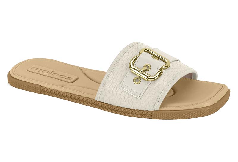 SANDALIAS FLATS MOLECA BLANCO 5494.219.29897