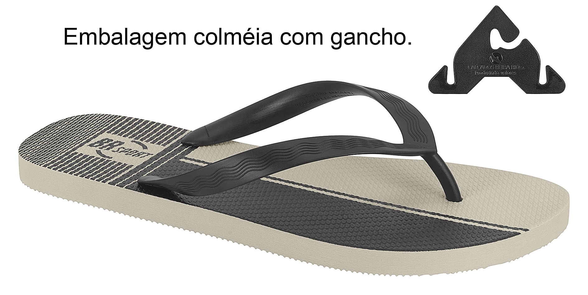 SANDALIAS HOMBRE BR SPORT NEGRO 2293.201.29129