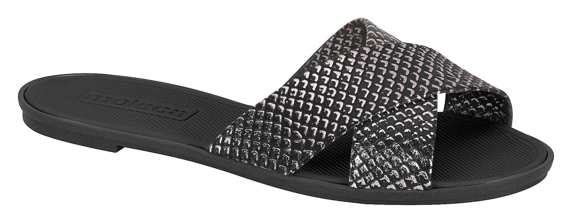 SANDALIAS FLATS MOLECA NEGRO 5532.100.29410