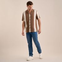 Camisa Hombre Amc Viscosa Lines