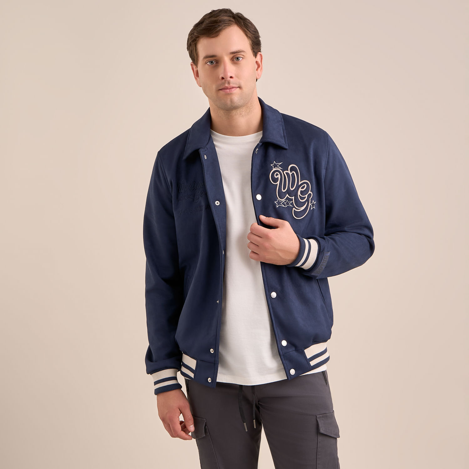 Casaca Hombre Amc Suede College