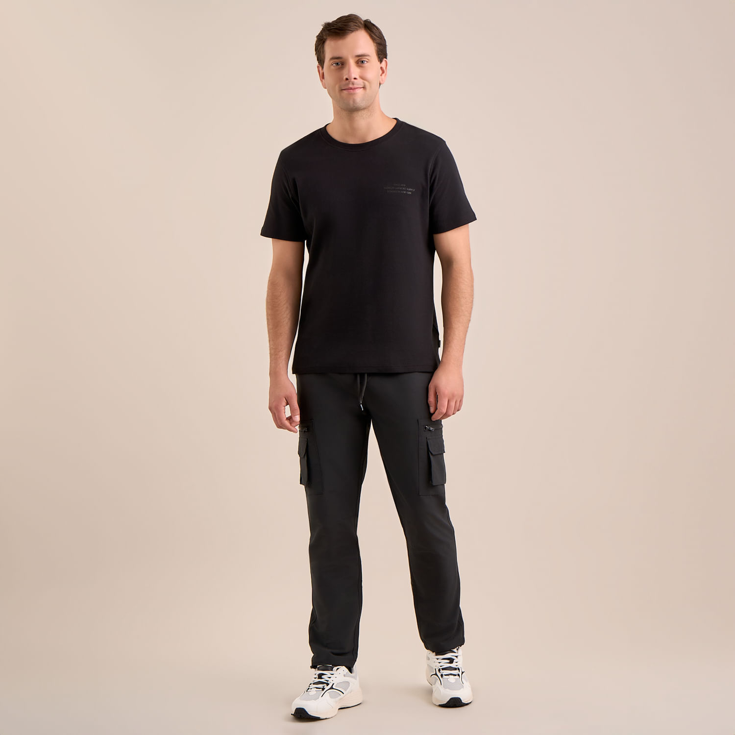 Pantalon Hombre Amc Cargo Cierre