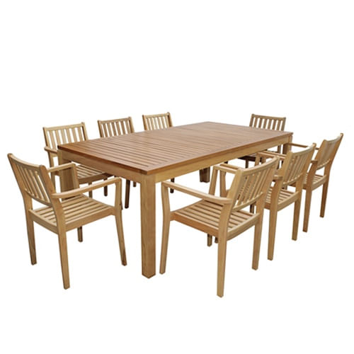COMEDOR DE TERRAZA STACY 8 SILLAS - FALOTIH 3M