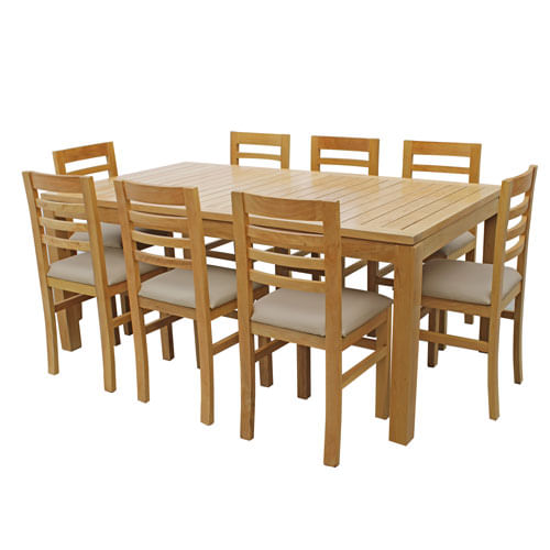 COMEDOR DE TERRAZA GARDEN 8 SILLAS - FALOTIH 3M