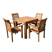 COMEDOR DE TERRAZA CIRILO 4 SILLAS - FALOTIH 3M