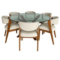 COMEDOR OLIVER 6 SILLAS - FALOTIH 3M