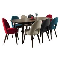 COMEDOR MERCURY 8 SILLAS - FALOTIH 3M