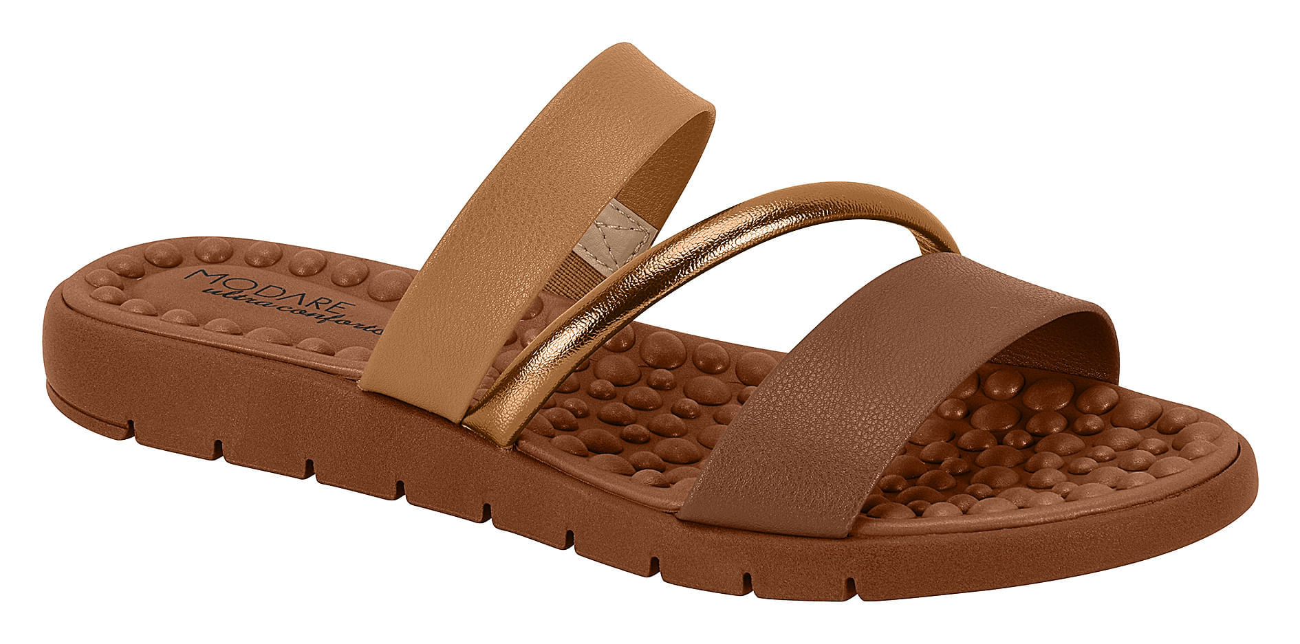 SANDALIAS FLATS MODARE MARRON 7162.332.30751