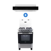 COMBO: COCINA AGHASO PREMIUM GN + CAMPANA EXTRAIBLE PREMIUM 60 CM