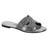SANDALIAS FLATS VIZZANO PLATA OSCURO 6371.1105.30757