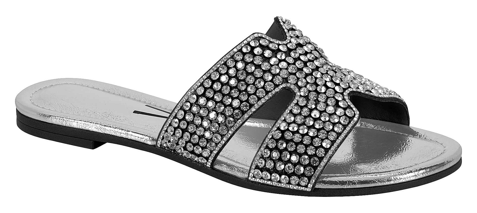 SANDALIAS FLATS VIZZANO PLATA OSCURO 6371.1105.30757