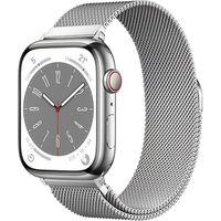 Correa milanese metal imantado para watch de 38-40-41 mm Plateado