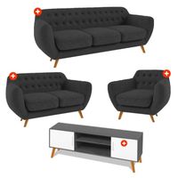 SALA VALENTINO 3 2 1 + CENTRO TV - FALOTIH 3M