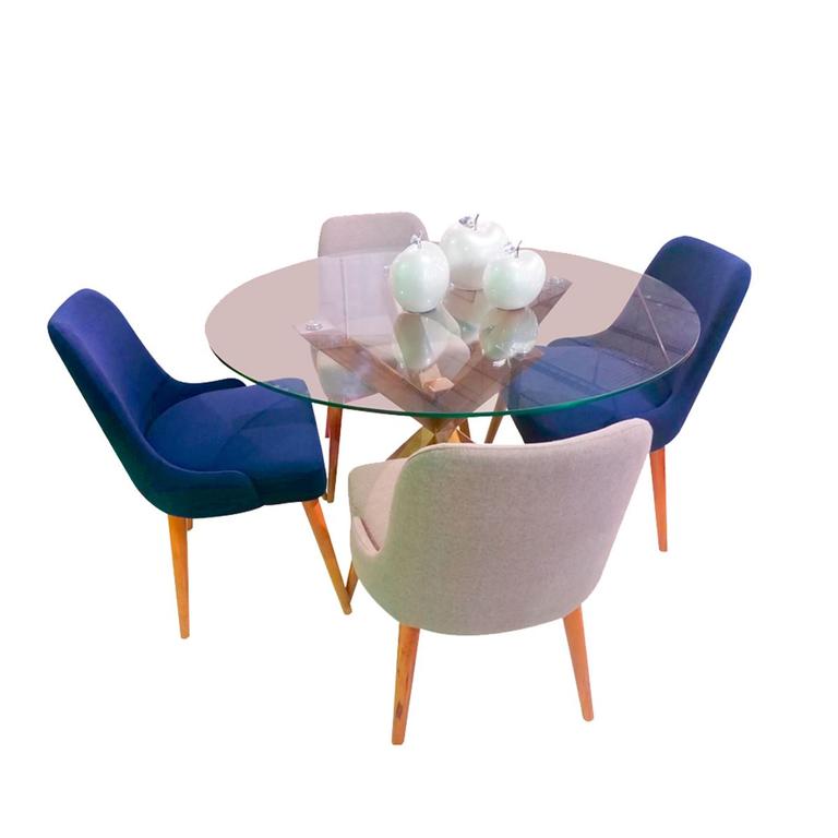 COMEDOR RETRO 4 SILLAS - FALOTIH 3M