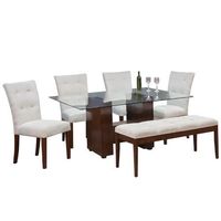 COMEDOR LUCIO 4 SILLAS + BANQUETA - FALOTIH 3M
