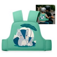 Cinturón De Moto Para Bebé Niños Arnés Verde