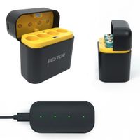 Cargador inteligente de pilas baterías recargables 4 puestos AA M7035