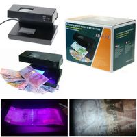 Detector de Billetes Falsos AD-2138 con Luz UV y Lupa  Soles Dólares y Euros