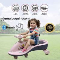 Correpasillo Twist Car para Niños «INFINITE» con Bluetooth Rosa Claro