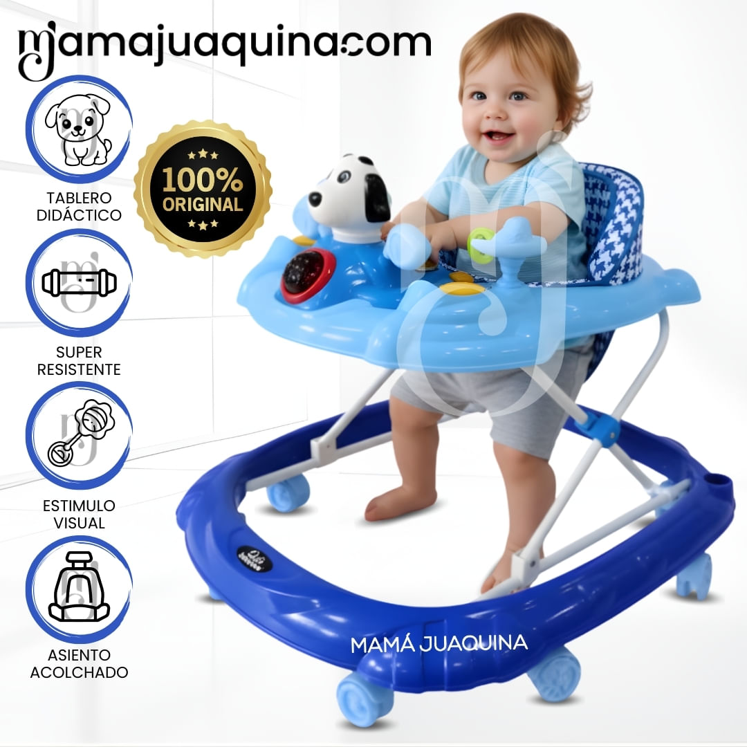 Andador Musical Plegable «SNOOPY NEW» Edición Limitada Azul