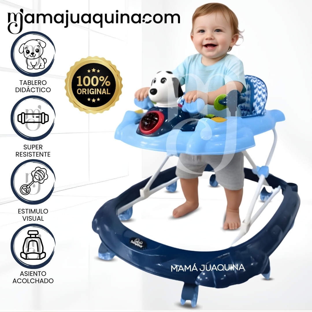 Andador Musical Plegable «SNOOPY NEW» Edición Limitada Azul Oscuro