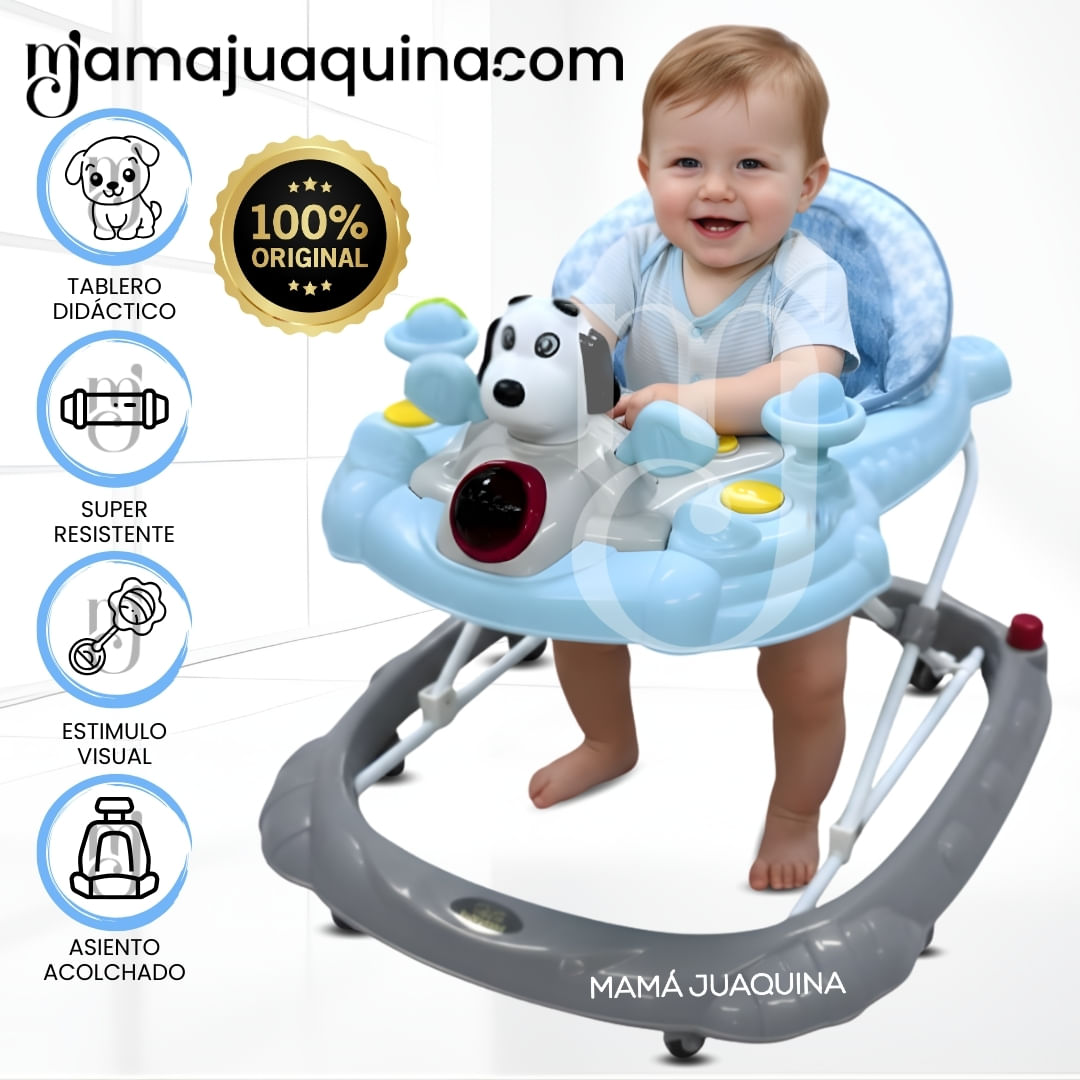 Andador Musical Plegable «SNOOPY NEW» Edición Limitada Celeste