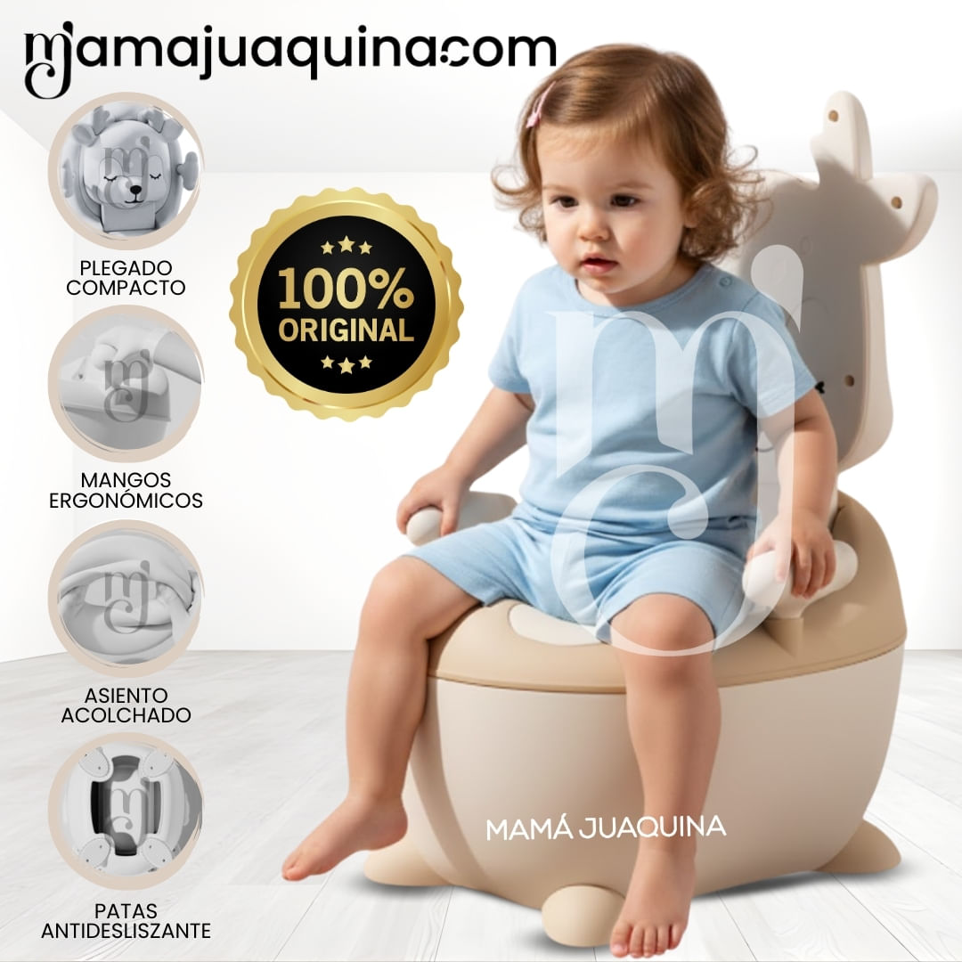 Bacin Entrenamiento para Bebé «BAMBI» de Lujo Beige