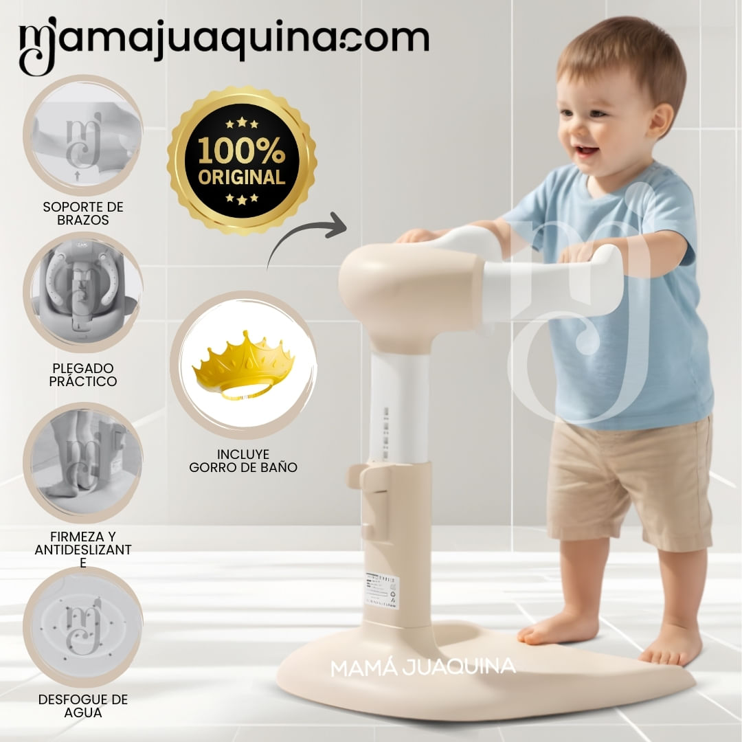 Soporte de Baños para Bebés «TIBOO» Edición Limitada Beige