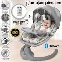 Mecedora Eléctrica para Bebés «STAR NEW» Gris