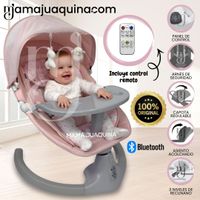 Mecedora Eléctrica para Bebés «STAR NEW» Rosa