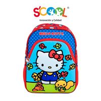 Set Mochila Ranger Deluxe Oficina Eva 3D Hello Kitty