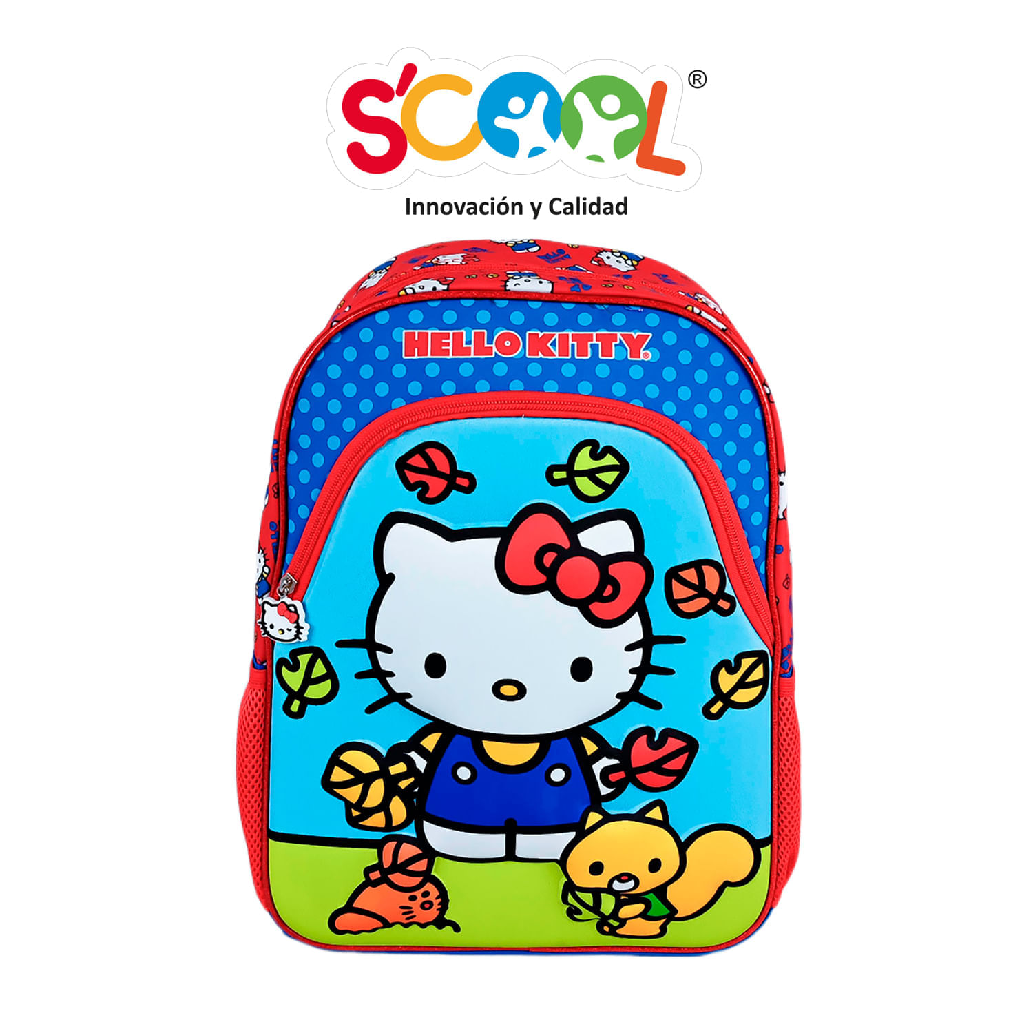 Set Mochila Ranger Deluxe Oficina Eva 3D Hello Kitty